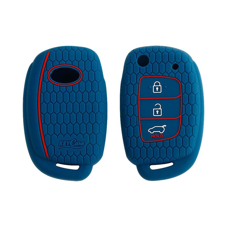 Keycare Silicon Car Key Cover for Hyundai - Creta (Flip Key) (KC 10) - CARMATE®