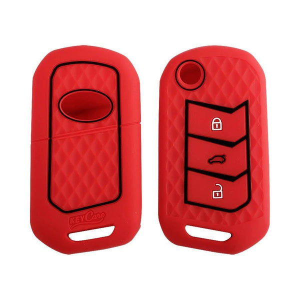 Keycare Silicon Car Key Cover for Mahindra - Thar 2020 onwards (KC 09) - CARMATE®