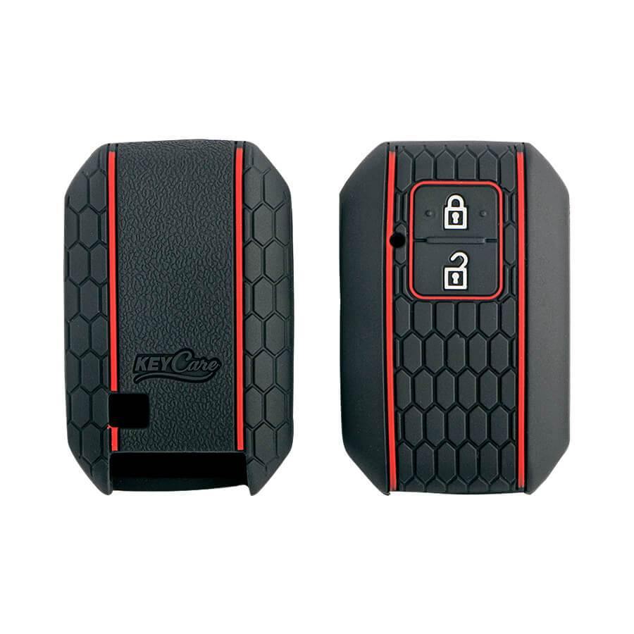 Keycare Silicon Car Key Cover for Maruti - Baleno (2 Button Start) - CARMATE®