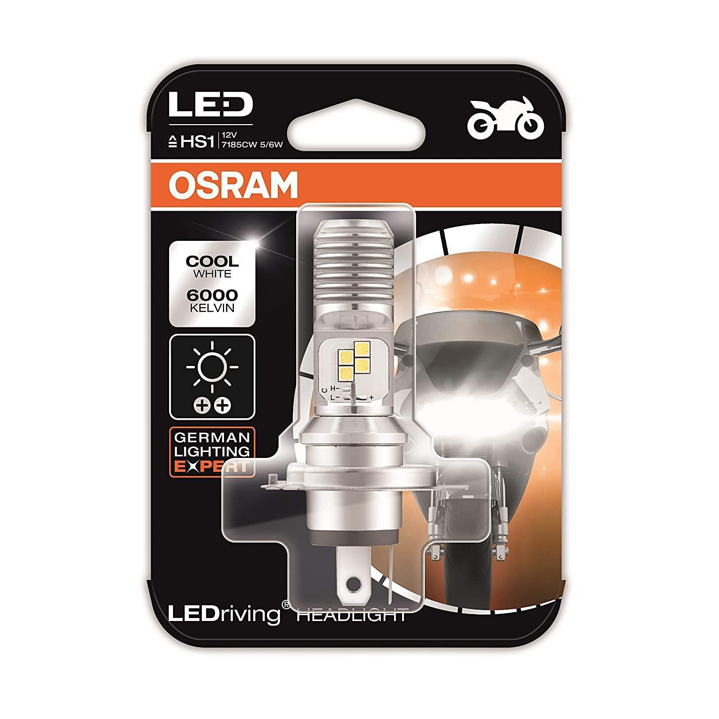 Osram LED Driving Headlight HS1 7185CW 5/6W 12V PX43T Blister Pack – CARMATE ®