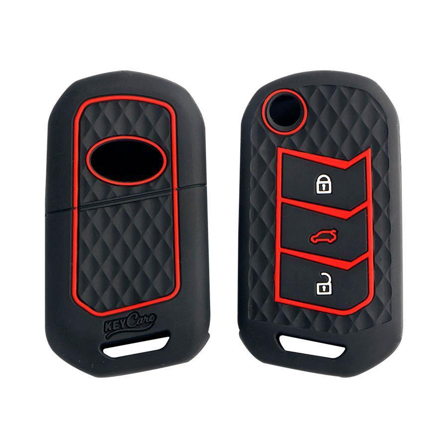 Keycare Silicon Car Key Cover for Mahindra - Thar 2020 onwards (KC 09) - CARMATE®