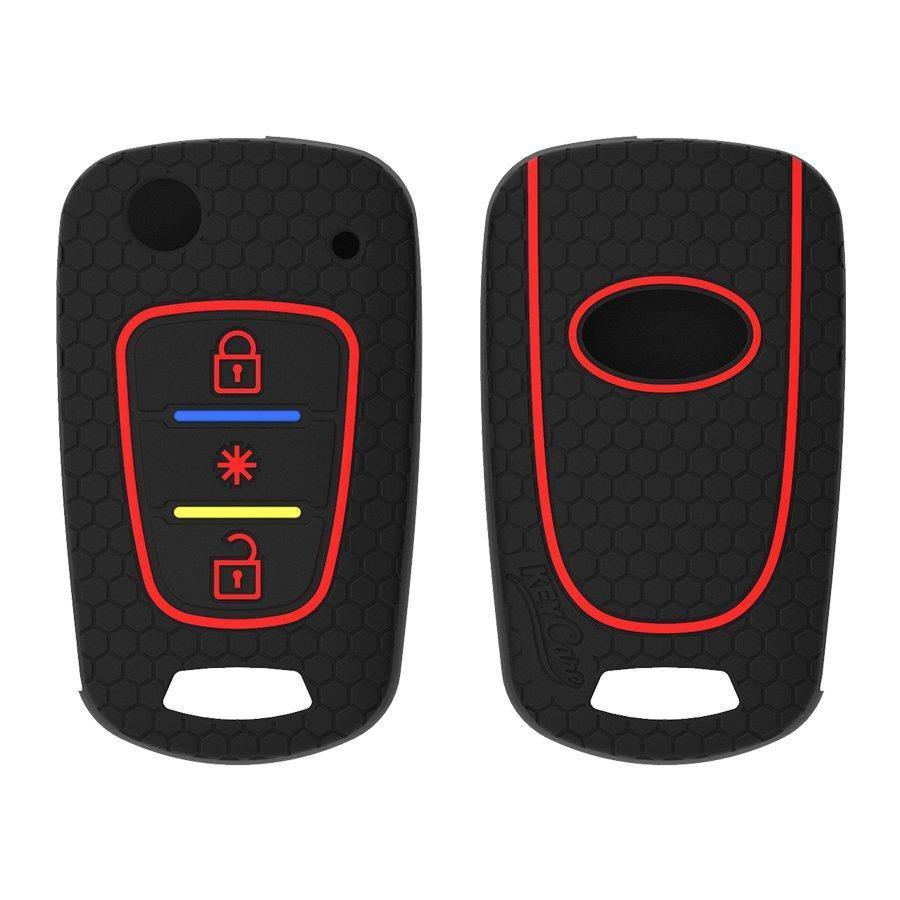 Keycare Silicon Car Key Cover for Hyundai - I20 upto 2012 (KC 45) - CARMATE®