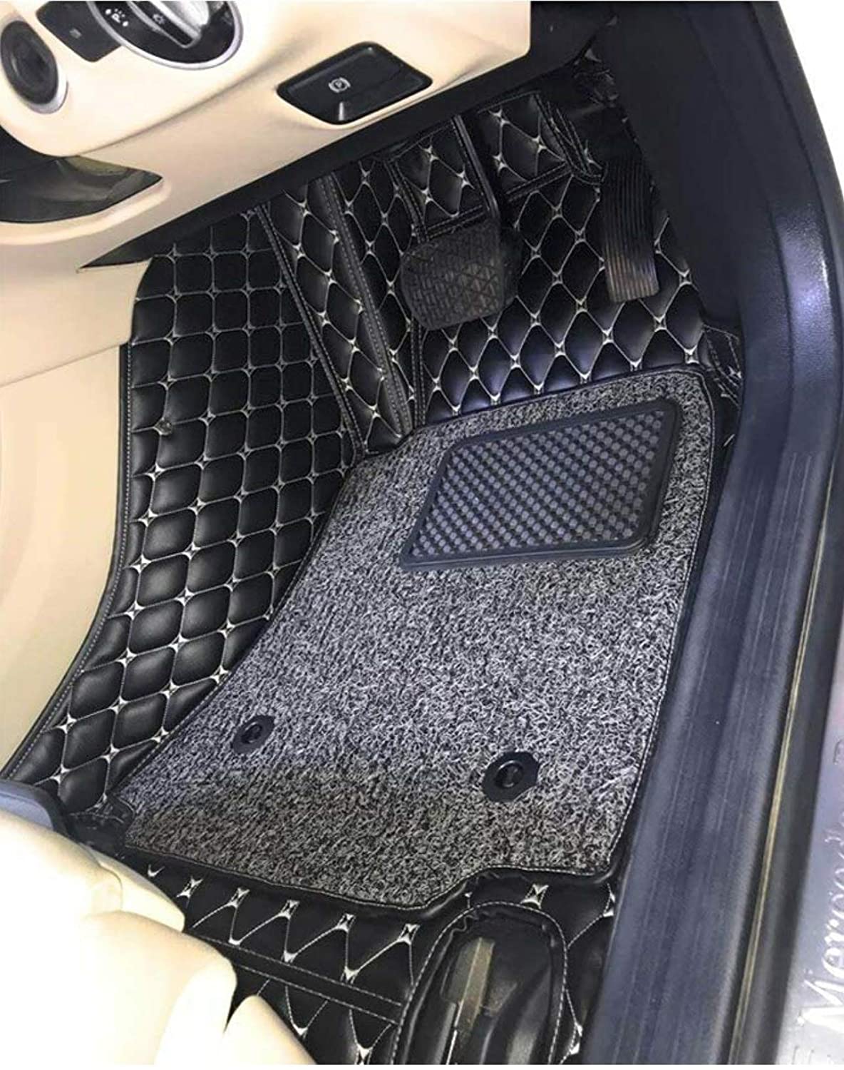4Pcs Protection Car Floor Mats Auto Foot Mat Car Carpet Auto Foot