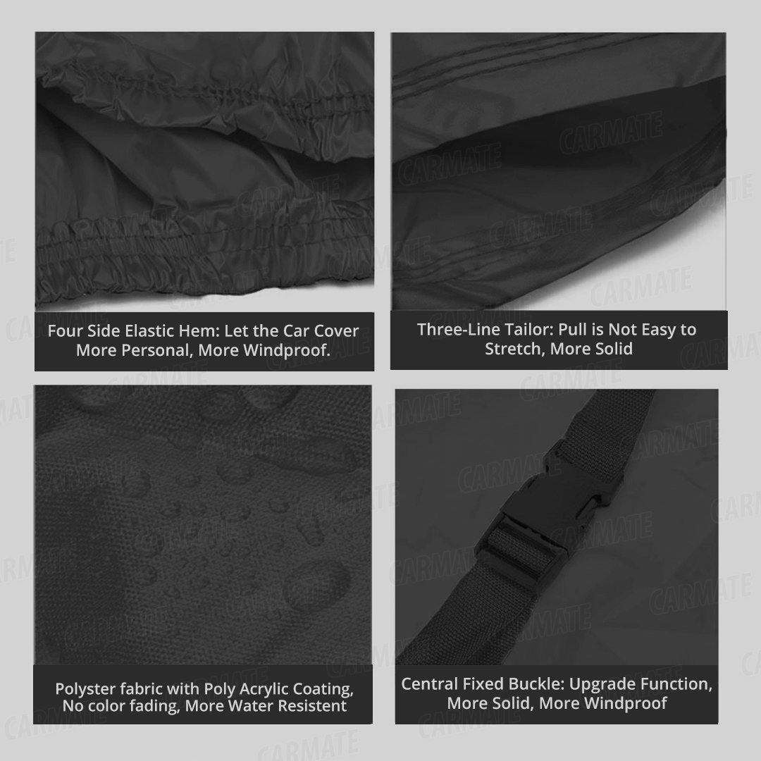 Carmate ECO Car Body Cover (Grey) for Skoda Fabia - CARMATE®