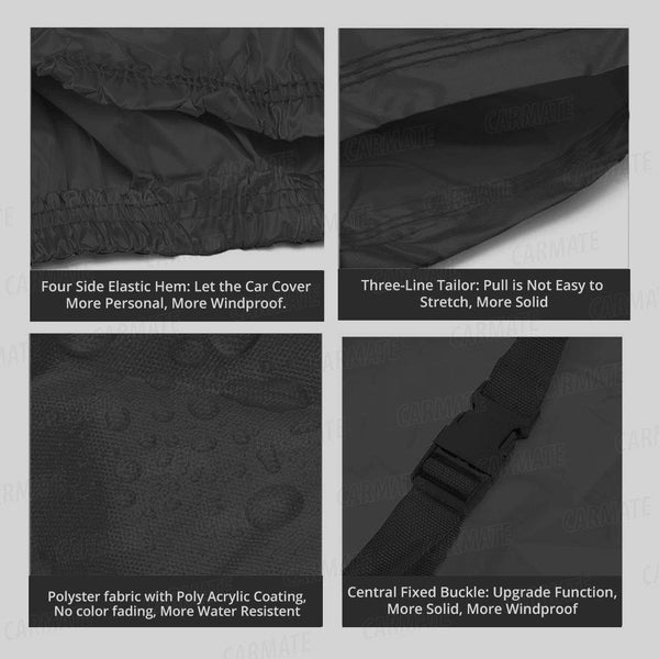 Carmate ECO Car Body Cover (Grey) for Skoda Fabia - CARMATE®