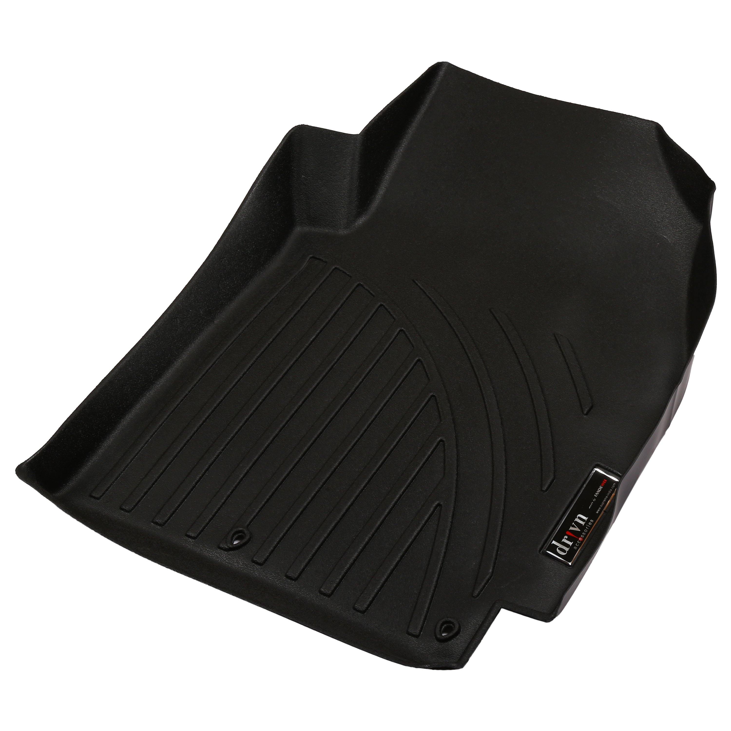 Drivn 5D TPV Car Foot Mat for Hyundai i20 - Black, 5D Car Floor Mat, Customised Car Floor Mat for Hyundai i20 (Set of 3) - CARMATE®