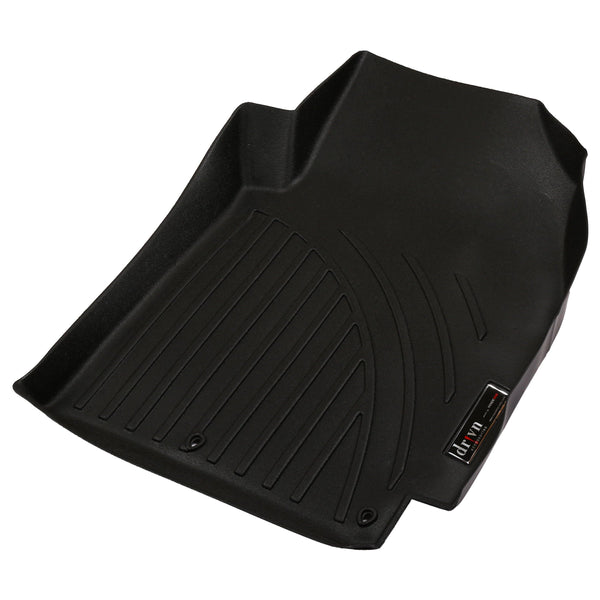 Drivn 5D TPV Car Foot Mat for Hyundai i20 - Black, 5D Car Floor Mat, Customised Car Floor Mat for Hyundai i20 (Set of 3) - CARMATE®