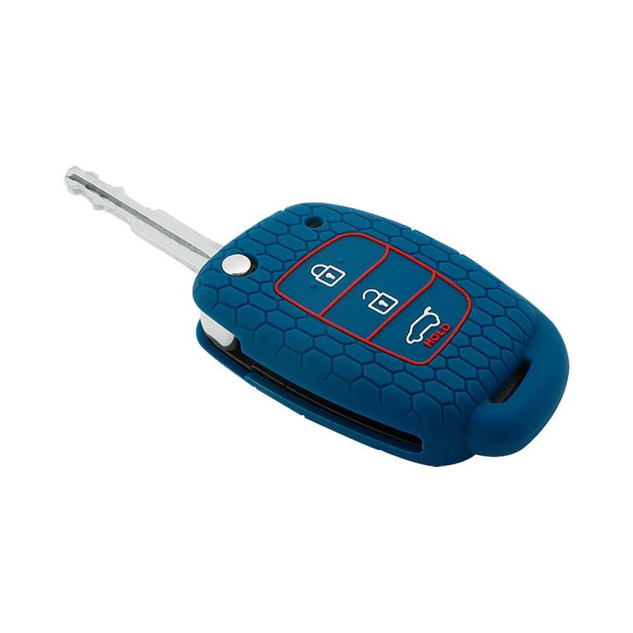 Keycare Silicon Car Key Cover for Hyundai - Creta (Flip Key) (KC 10) - CARMATE®