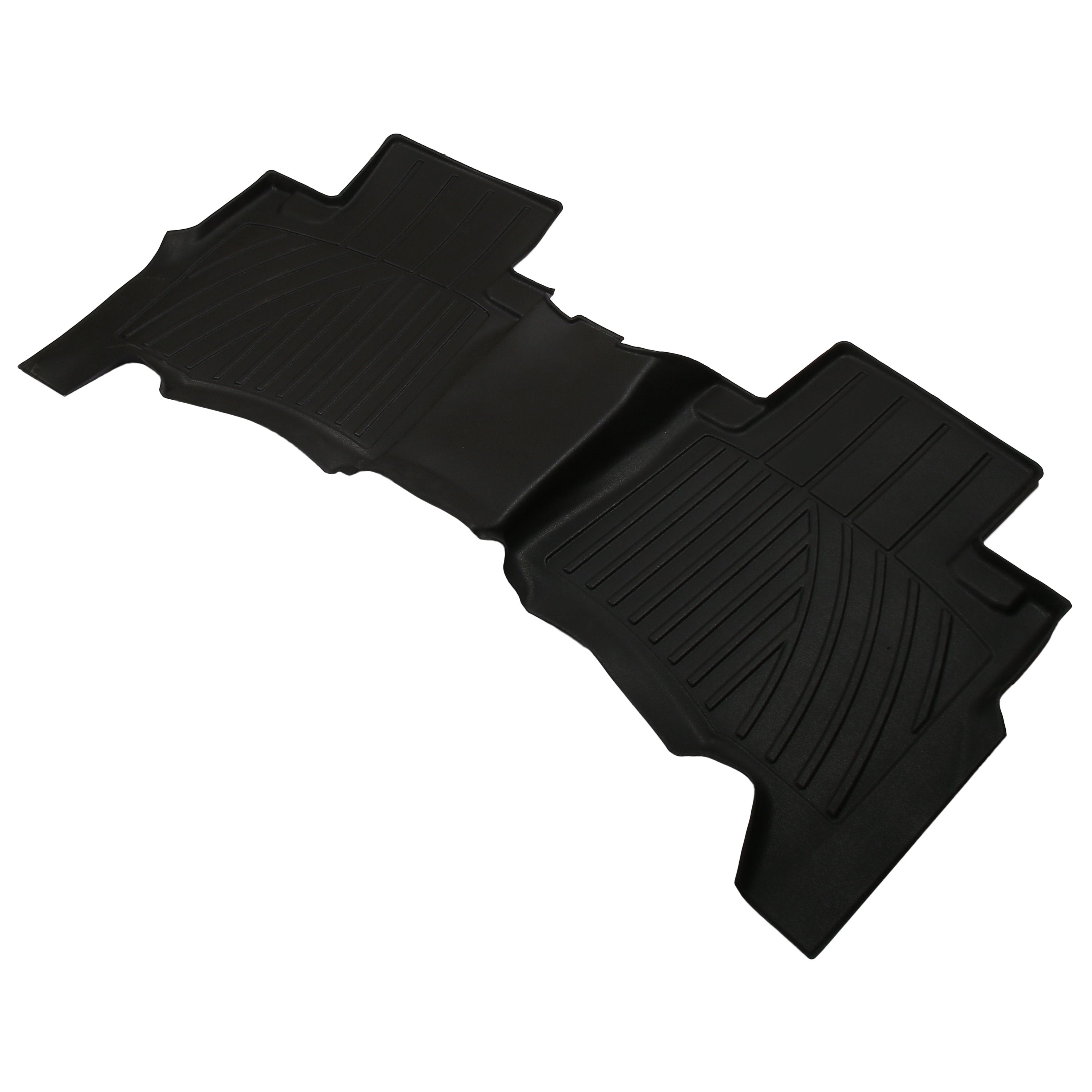 Drivn 5D TPV Car Foot Mat for Toyota Innova Crysta Automatic - Black, 5D Car Floor Mat, Customised Car Floor Mat for Toyota Crysta (Set of 4) - CARMATE®