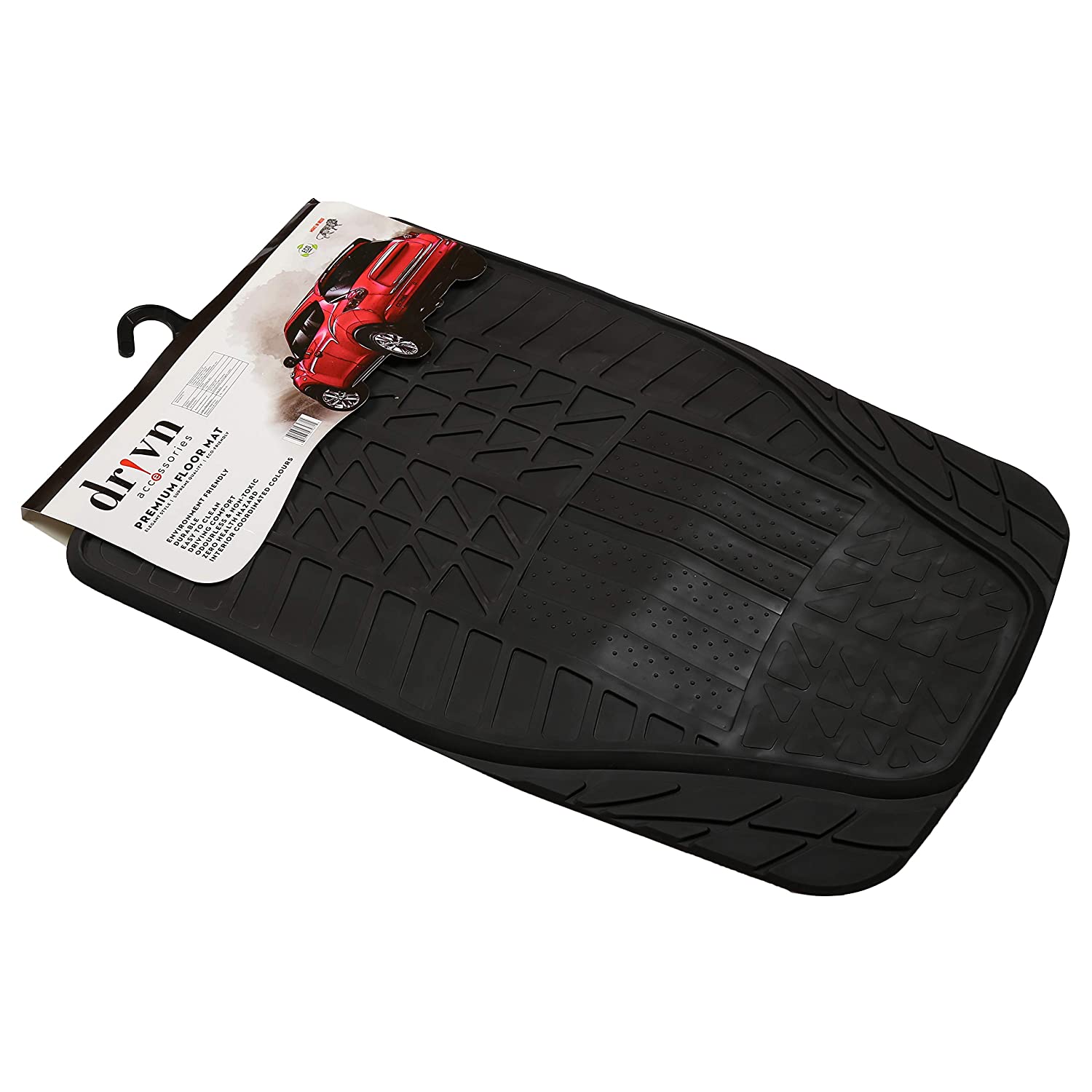 Drivn Universal Car Foot Mat for Toyota Land Cruiser - (Set of 5)