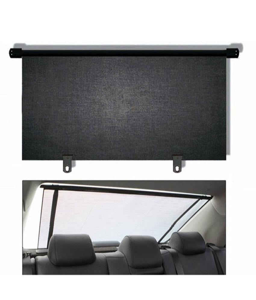 CARMATE Car Rear Roller Curtain (90Cm) For Chevrolet Beat - Black
