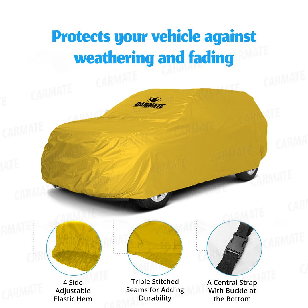 Carmate Parachute Car Body Cover (Yellow) for  Skoda Fabia - CARMATE®