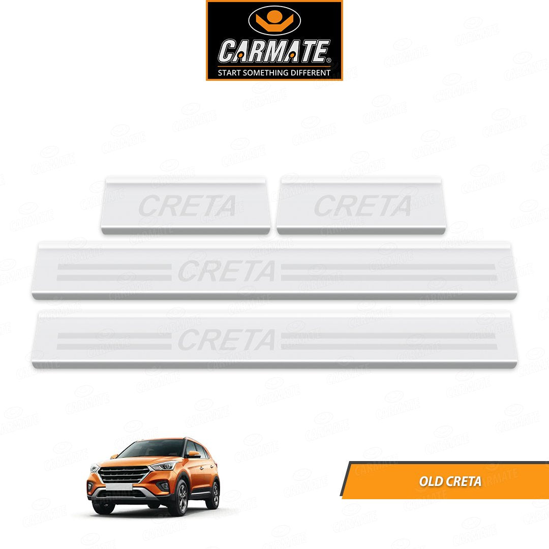 CARMATE FOOT STEP DOOR SILL PLATE PLATE FOR HYUNDAI OLD CRETA