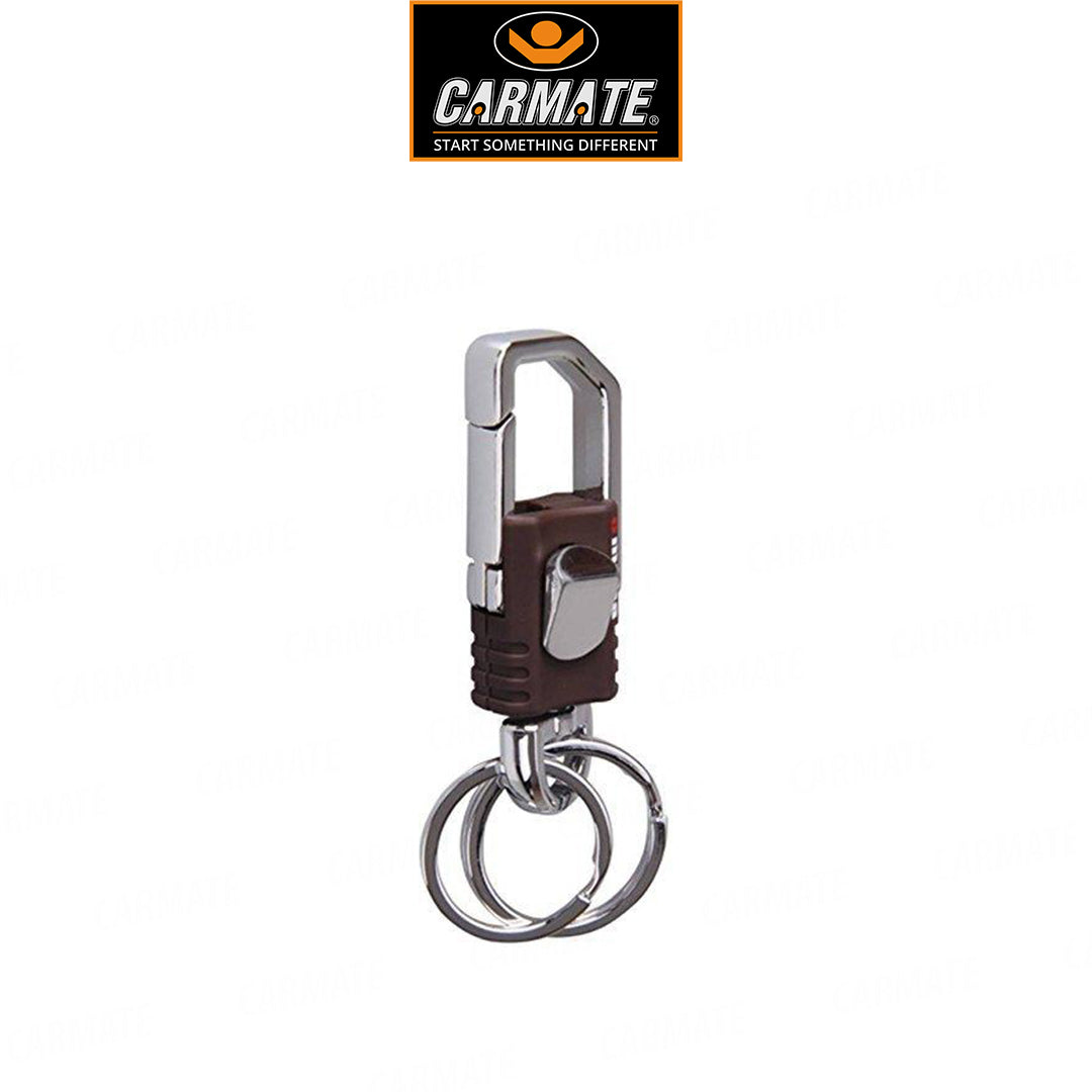 CARMATE Premium Universal car Key Holder Handwoven Key Chain Alloy Keyring