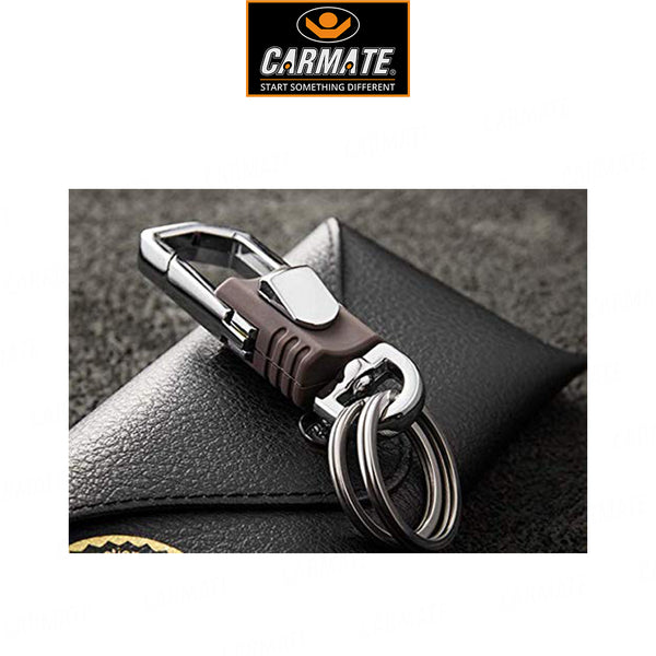 CARMATE Premium Universal car Key Holder Handwoven Key Chain Alloy Keyring