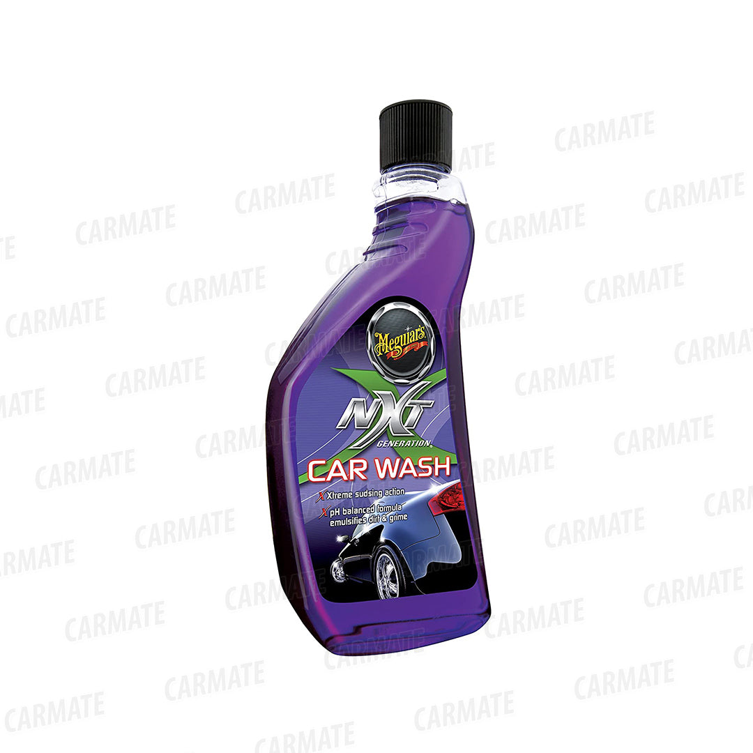 MEGUIAR'S Nxt Generation Car Wash pH Balanced Rich Lather Shampoo with Water softeners for spot Free Finish, 532 ml - CARMATE®