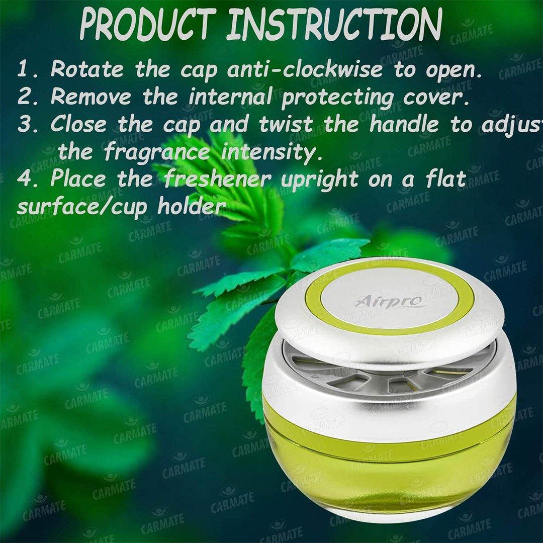 Airpro Sphere-Lush Retreat Car Air Freshener/Car Perfume Gel (40 g) - CARMATE®