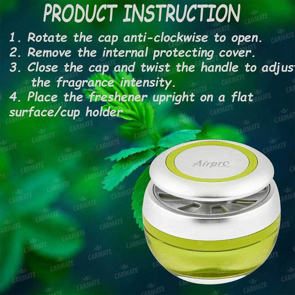 Airpro Sphere-Lush Retreat Car Air Freshener/Car Perfume Gel (40 g) - CARMATE®