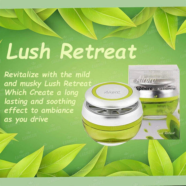 Airpro Sphere-Lush Retreat Car Air Freshener/Car Perfume Gel (40 g) –  CARMATE®