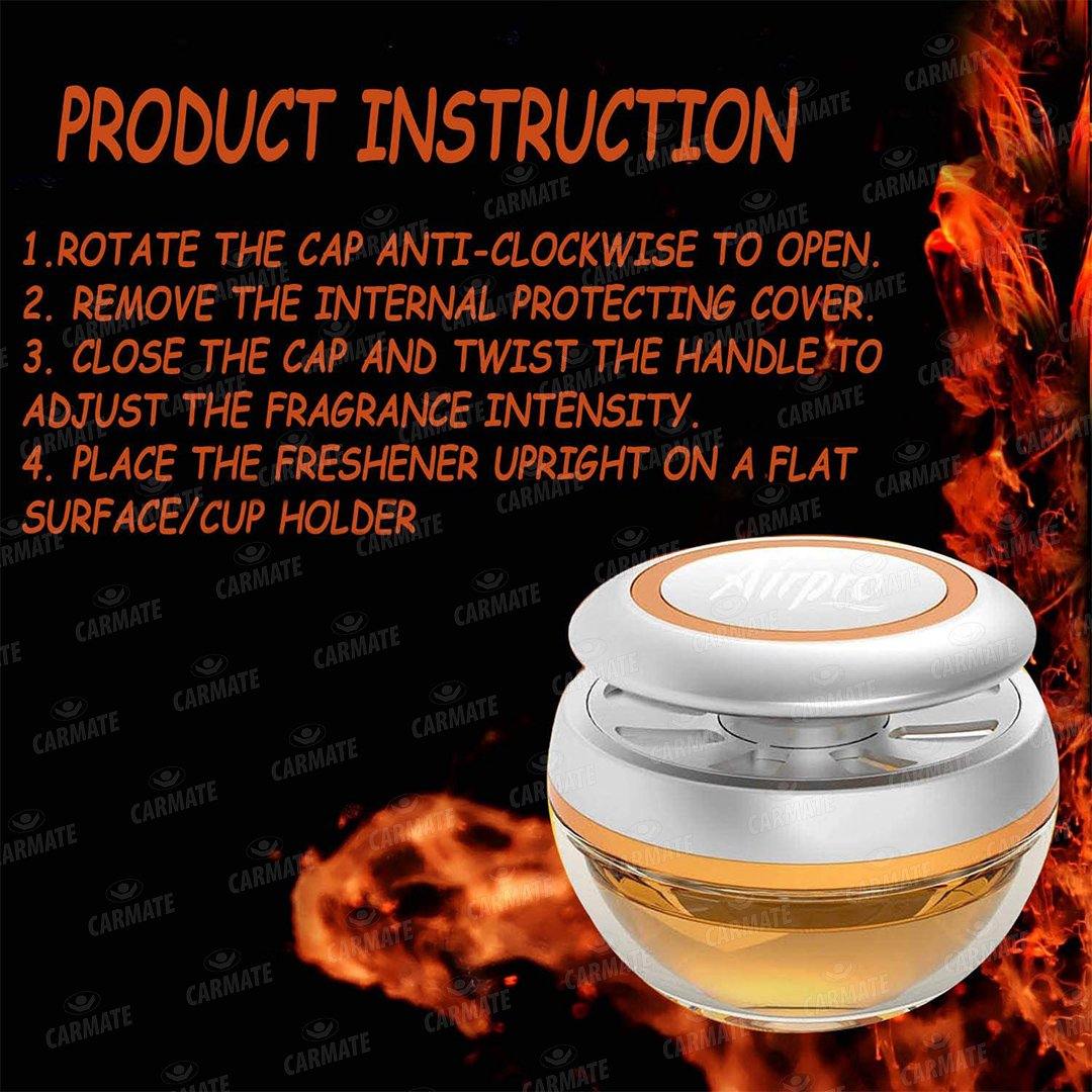 Airpro Sphere Gel Air Freshener Citrus Splash for Car/Home - CARMATE®