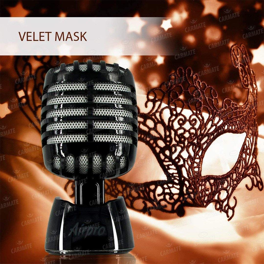 Airpro Mic Man Gel Air Freshener - Velvet Mask for Car Desk Office Cabin Home Room Perfume and Fragrance - CARMATE®
