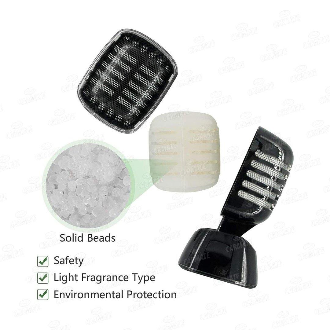 Airpro Mic Man Gel Air Freshener - Velvet Mask for Car Desk Office Cabin Home Room Perfume and Fragrance - CARMATE®