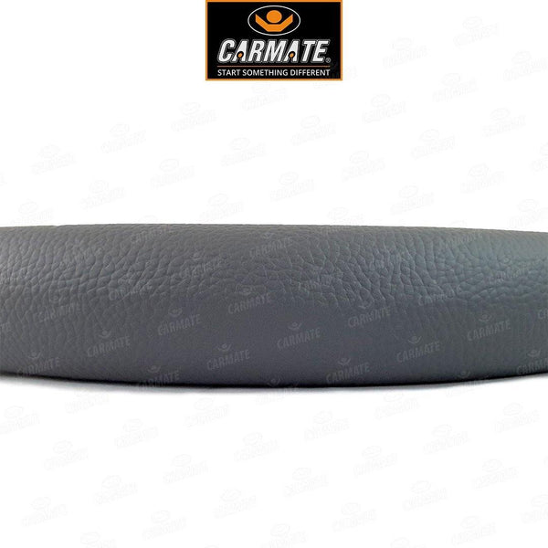 Carmate Car Steering Cover Ring Type Sporty Grip (Black and Grey) For Mahindra - Verito (Medium) - CARMATE®