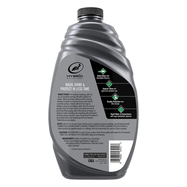 Turtle Wax 53411 Hybrid Solutions Ceramic Wash and Wax-48 Fl Oz