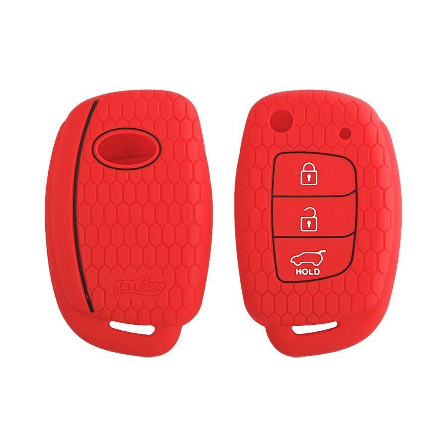 Keycare Silicon Car Key Cover for Hyundai - i20 Elite (Flip Key) (KC 10) - CARMATE®