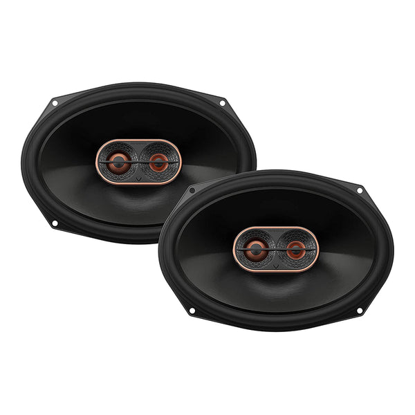 Infinity 3-Way Oval Car Speaker 300 Watts, 100 Watts RMS with Edge-Driven, Textile Tweeters