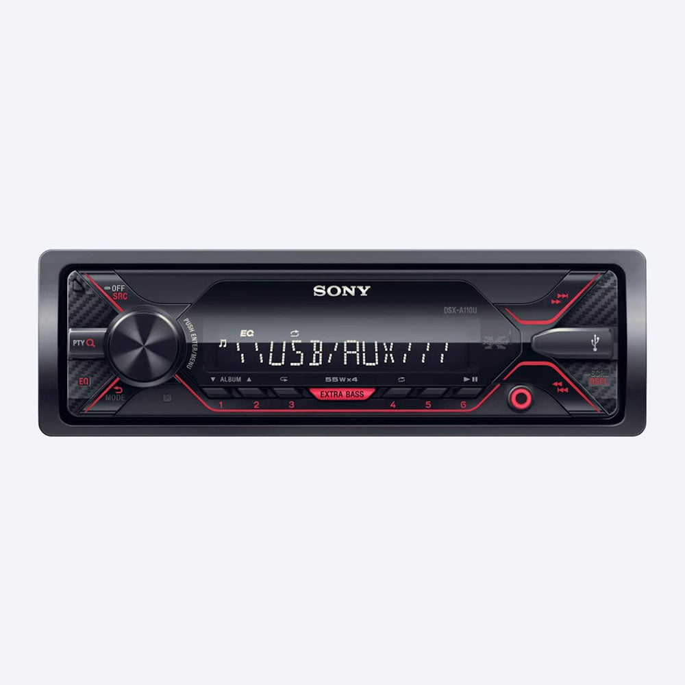 Sony DSX-A110U Car Stereo USB/AUX/FM, Black