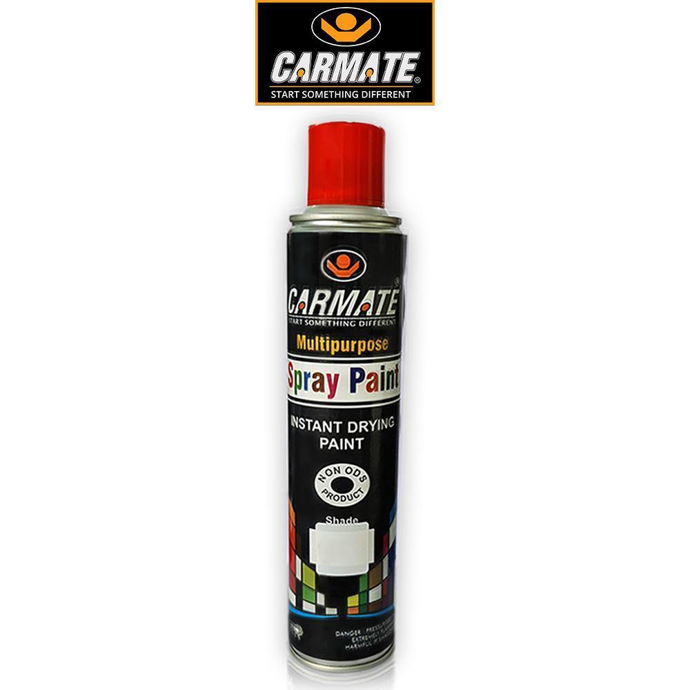 CARMATE Spray Paint - Ready to Use Aerosol Spray Paint for Car Bike Spray Painting Home & Furniture - 440 ML (HIGH TEMPREATURE BLACK) - CARMATE®