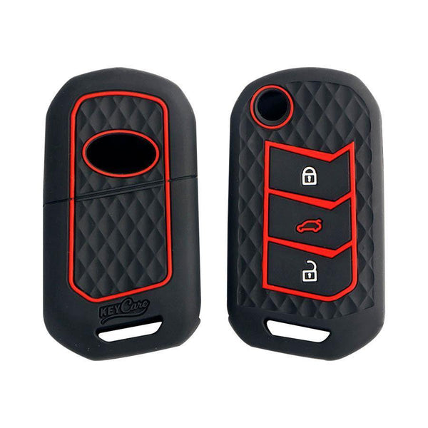 Keycare Silicon Car Key Cover for Mahindra - Bolero 2020 onwards (KC 09) - CARMATE®