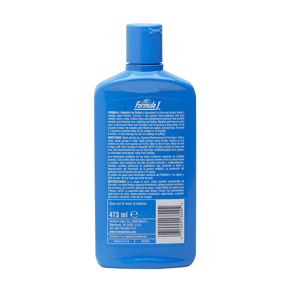 Formula 1 Metallic Car Polish 473ml (613800)
