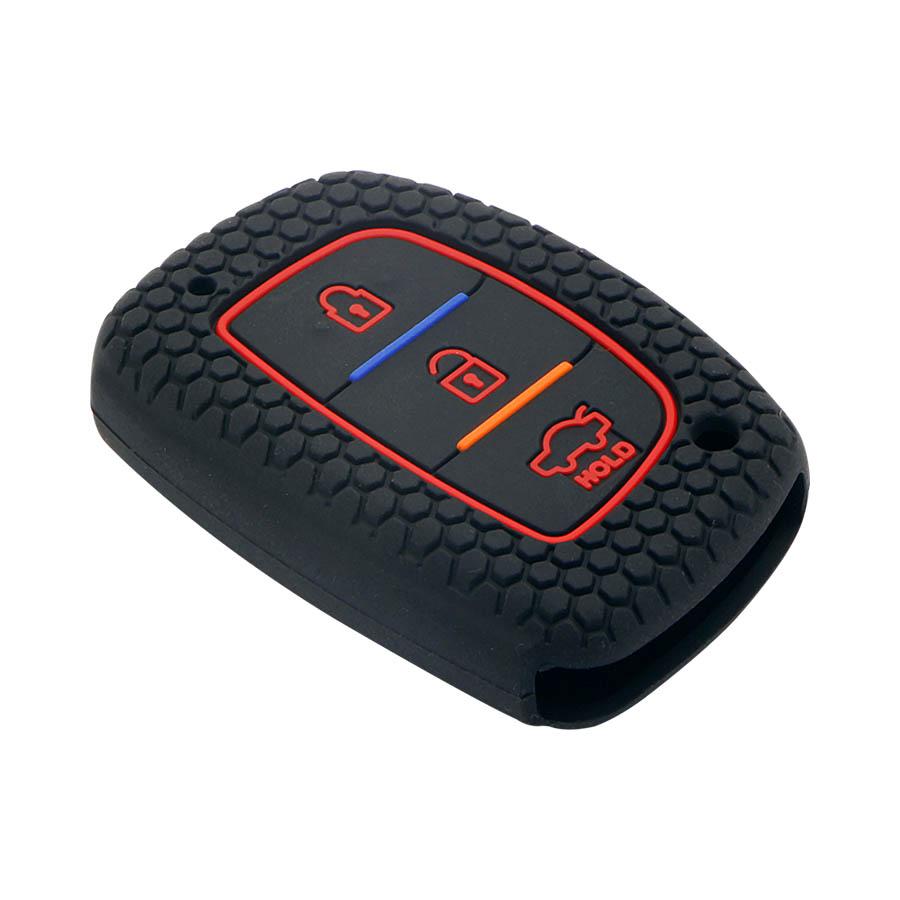 Keycare Silicon Car Key Cover for Hyundai - Grand i10 Nios (Button Start) (KC07) - CARMATE®