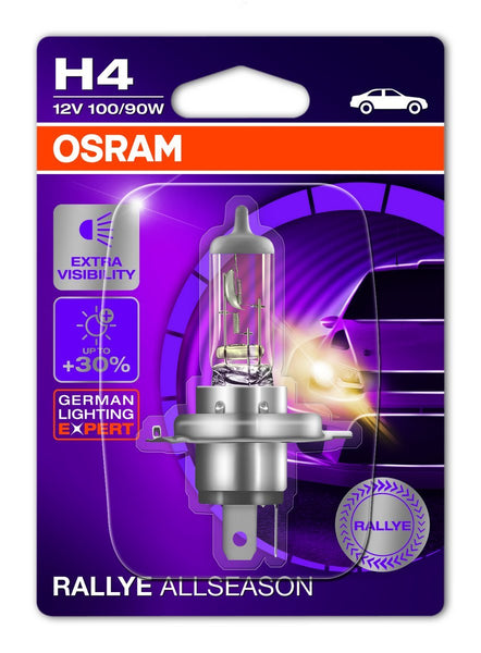 Osram H4 All Season Rallye 62204ALL Car Headlight Bulb (12V, 100/90W)