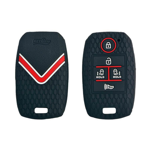 Keycare Silicon Car Key Cover for KIA - Carnival (Button Start) (KC 51) - CARMATE®