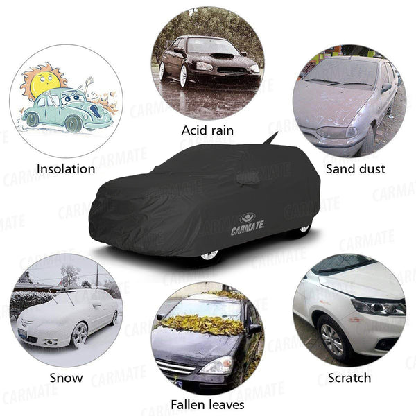 Carmate ECO Car Body Cover (Grey) for Volkswagon - Ameo - CARMATE®