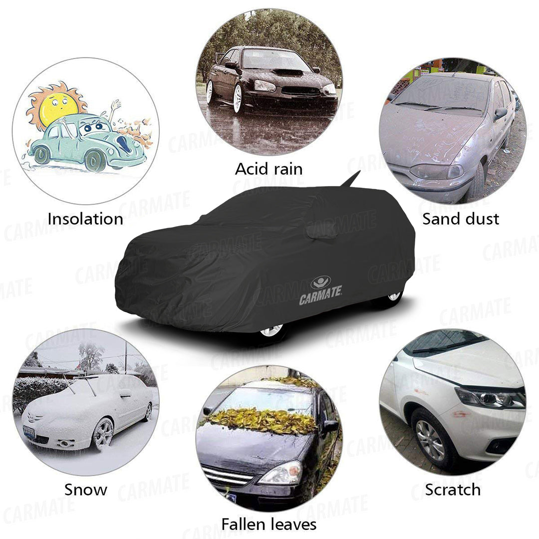 Carmate ECO Car Body Cover (Grey) for Maruti - Brezza - CARMATE®