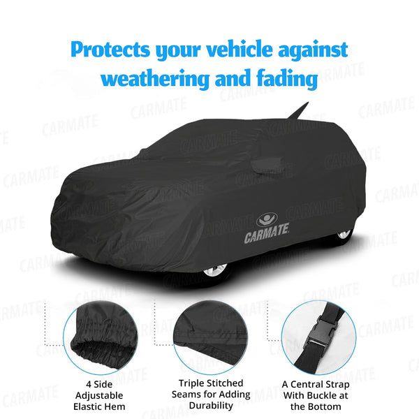 Carmate ECO Car Body Cover (Grey) for Mahindra - XUV 500 - CARMATE®