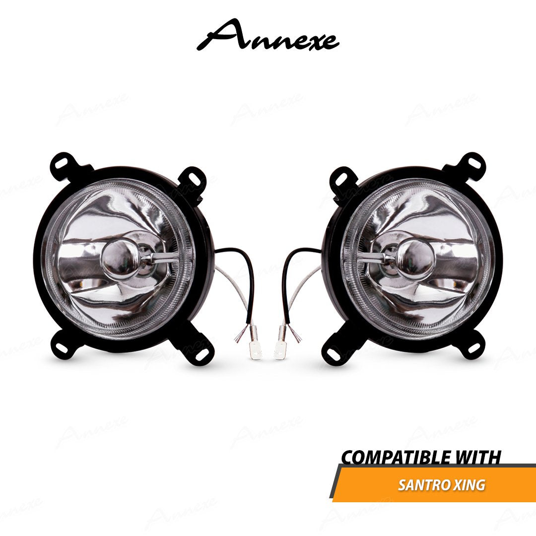 Annexe Fog Light Lamp for Hyundai Santro Xing (Set of 2)