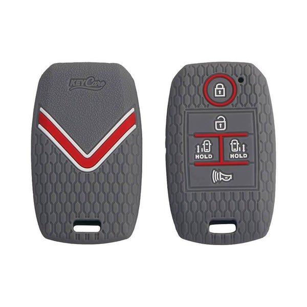 Keycare Silicon Car Key Cover for KIA - Carnival (Button Start) (KC 51) - CARMATE®