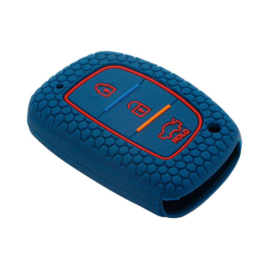 Keycare Silicon Car Key Cover for Hyundai - i20 Elite (Button Start) (KC07) - CARMATE®