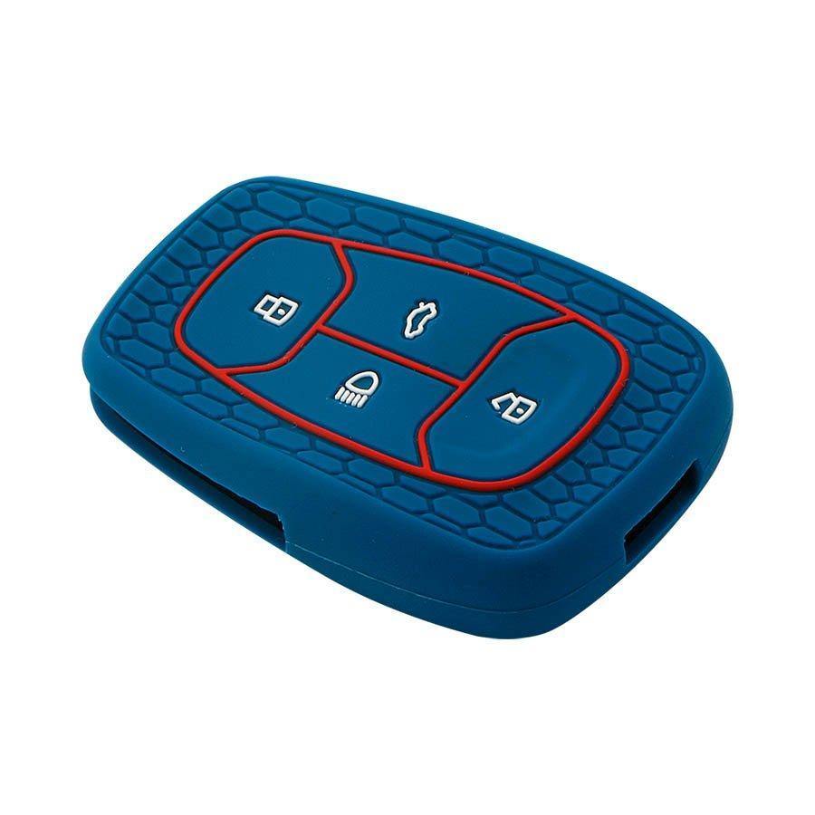 Keycare Silicon Car Key Cover for TATA - Tigor (Button Start) (KC 08) - CARMATE®