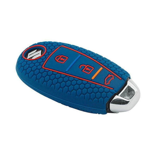 Keycare Silicon Car Key Cover for Maruti - S CROSS (Button Start) - CARMATE®