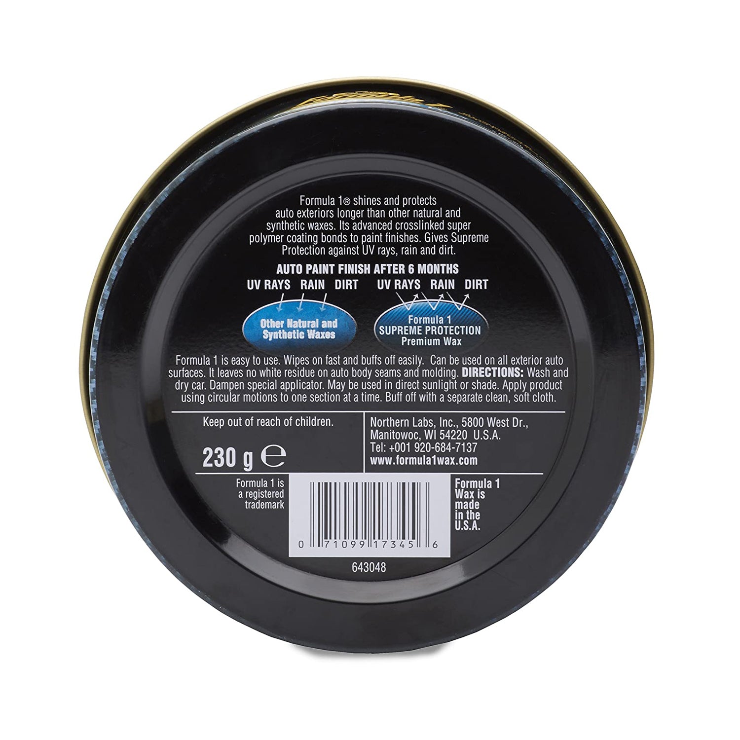 Formula 1 PREMIUM Paste Wax (230 g)