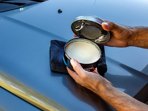 Meguiar's Ultimate Paste Wax Hydrophobic Polymer Technology Synthetic Paste Wax for Durable high Gloss Wet Finish - CARMATE®
