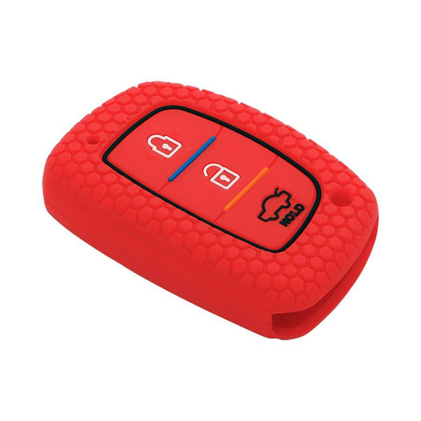 Keycare Silicon Car Key Cover for Hyundai - Grand i10 Nios (Button Start) (KC07) - CARMATE®