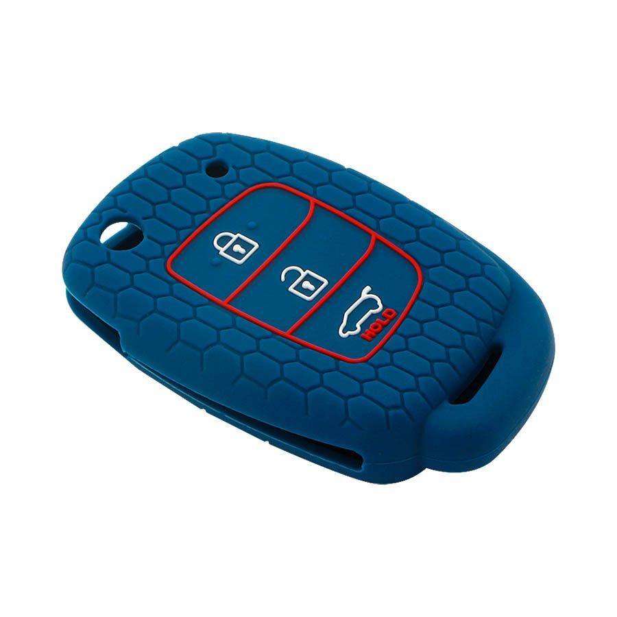 Keycare Silicon Car Key Cover for Hyundai - i20 Elite (Flip Key) (KC 10) - CARMATE®