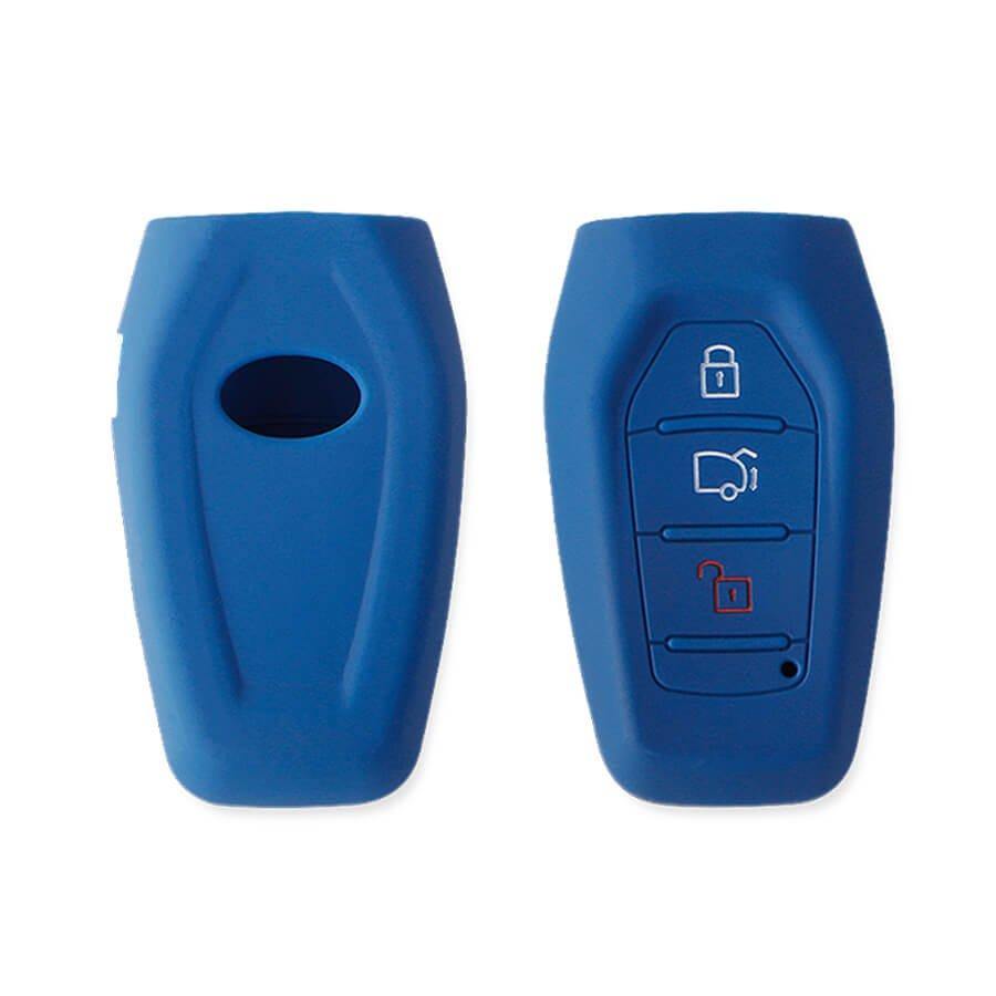 Keycare Silicon Car Key Cover for Mahindra - XUV 500 Upto 2020 (Button Start) (KC 48) - CARMATE®